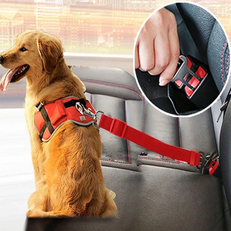 Adjustable Pet Cat Dog Car Seat Belt - Bramble and Paw