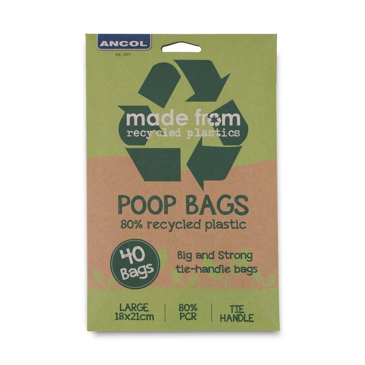 Ancol Degradable Poop Bags - 40 Pack - Bramble and Paw