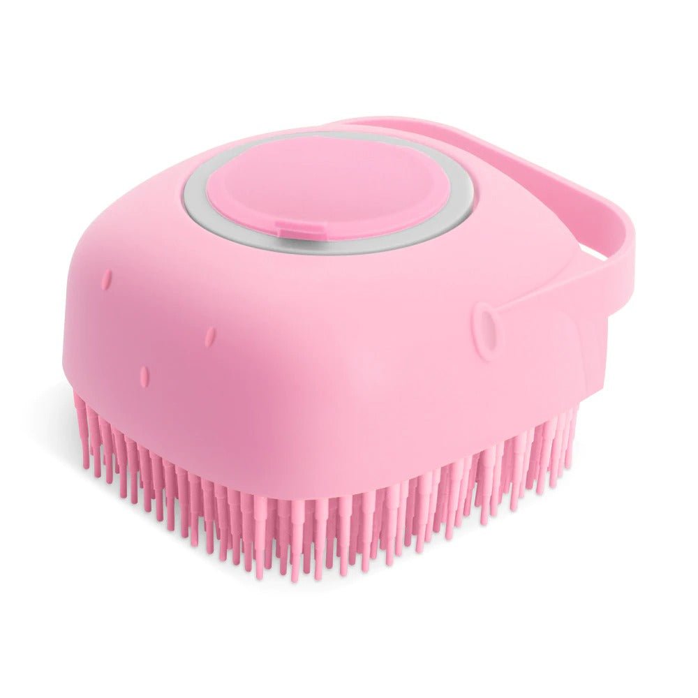 Comb Grooming Scrubber Shower Brush For Bathing Pets - Bramble and Paw