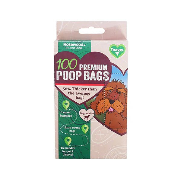 Degradable Dog Poo Bag 100pc - Bramble and Paw