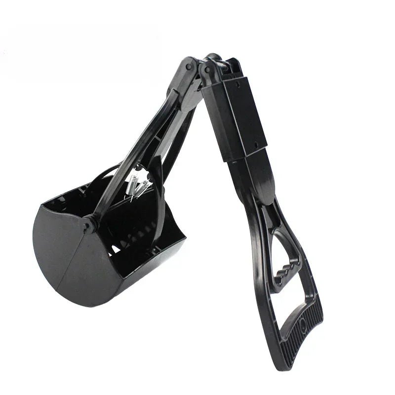 Foldable Dog Poop Scooper – Long Handle, No-Bend Pick Up - Bramble and Paw