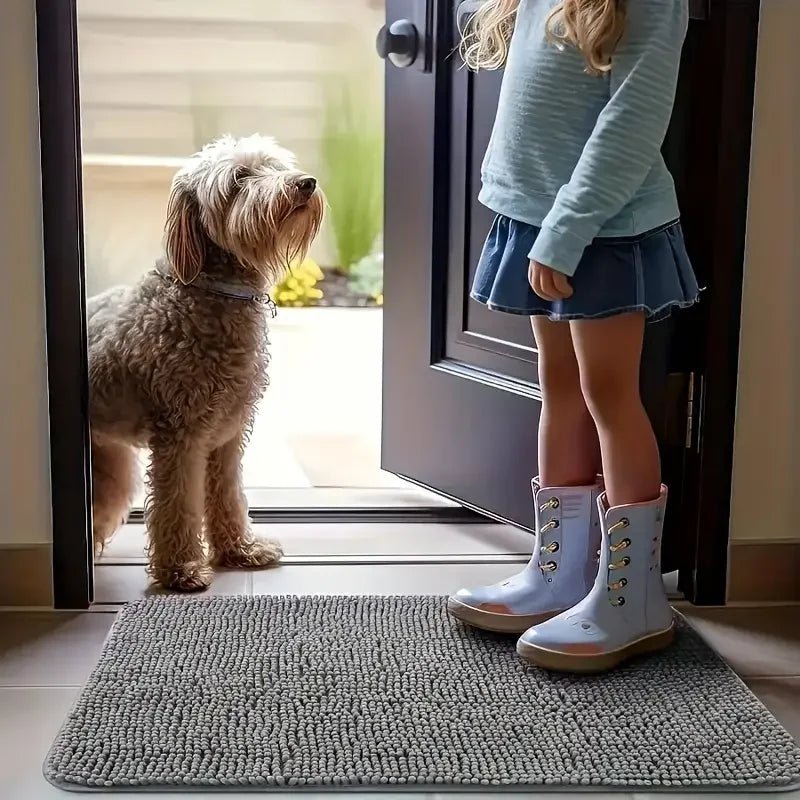 Muddy Paws Dog Door Mat – Super Absorbent, Non-Slip & Washable - Bramble and Paw