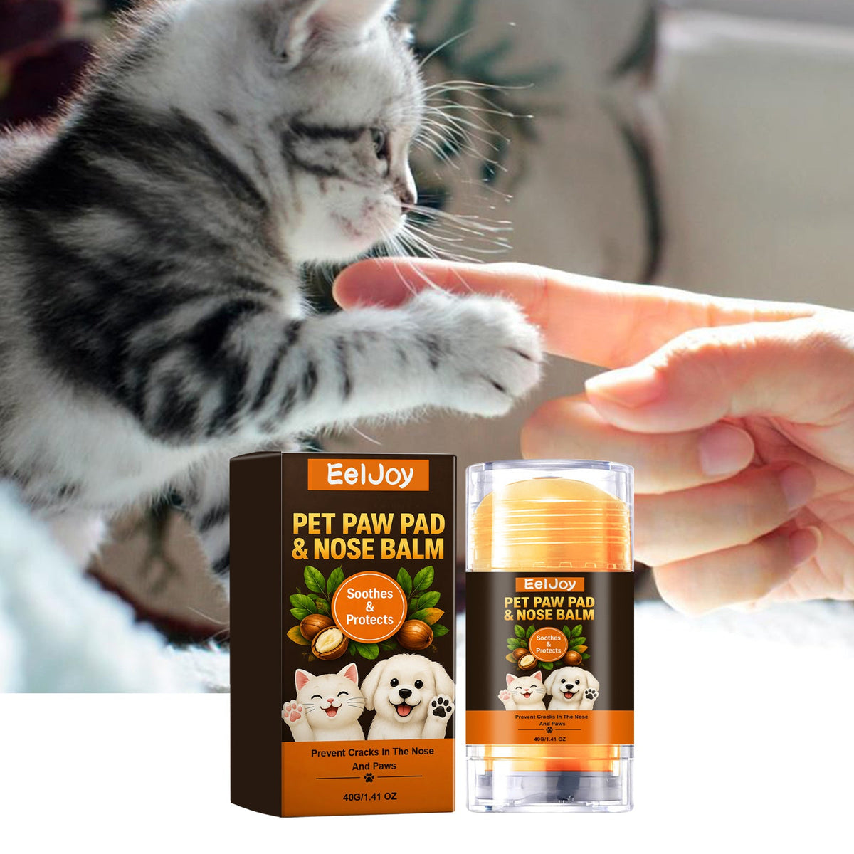 Natural Paw & Nose Balm for Dogs – Soothes Cracked Paws - Bramble and Paw