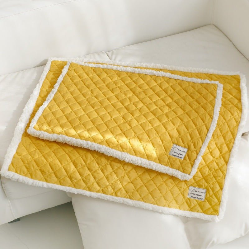 Quilted Pet Blanket for Dogs & Cats – Soft, Washable Blanket for Sofa, Car & Crate - Bramble and Paw