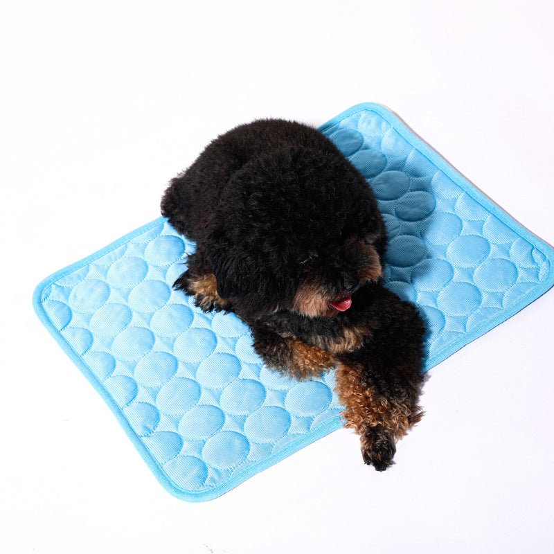 Self-Cooling Ice Silk Pet Mat — No Water or Freezing Needed - Bramble and Paw