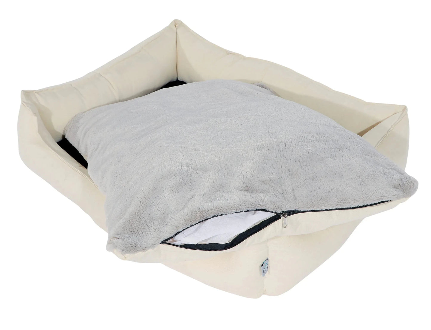 Slumber Cotton Orthopaedic Machine Washable Dog Bed - Bramble and Paw